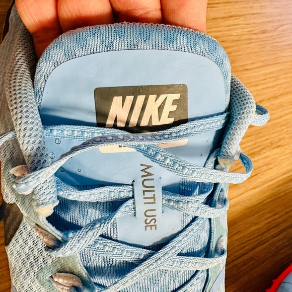 Nike Racing Multi-use Athletic Men Shoes Blue and Orange soil size 14 - Picture 5 of 7